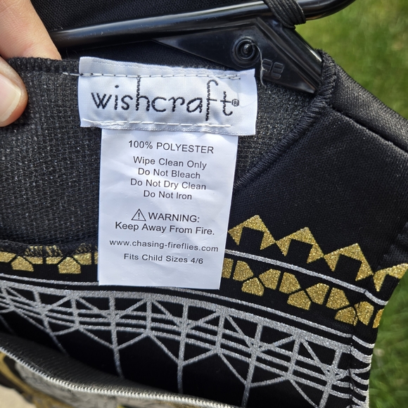 Big Ben Inspired Kids Costume - Black and Gold - Picture 5 of 5